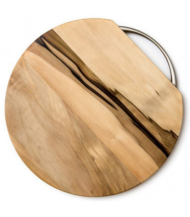 Wooden Round Cheese Board - Large