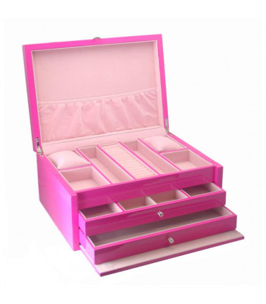 Jewellery Box - Hot Pink Kandi 40x28.5x17.5cm