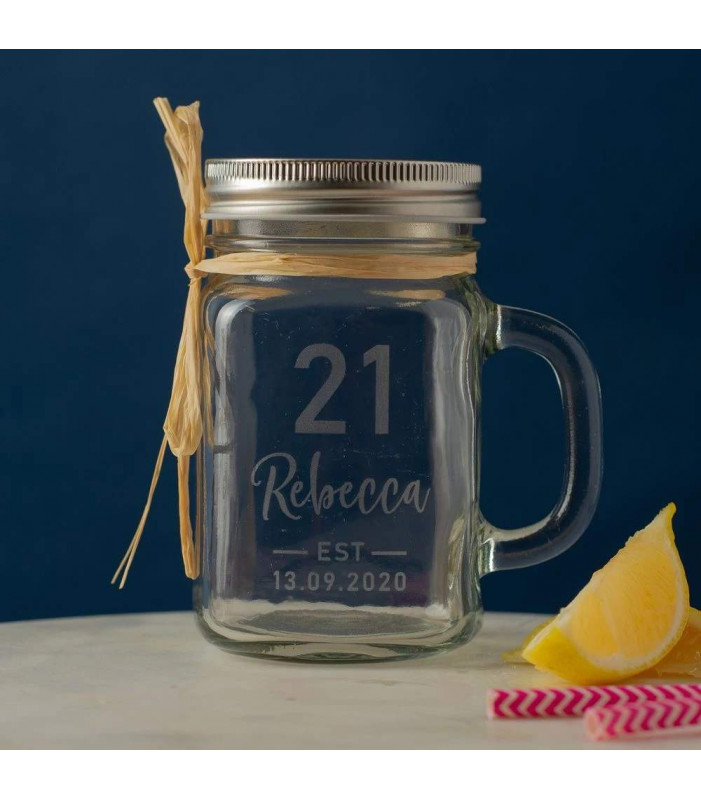 21st Birthday Jar - Personalised