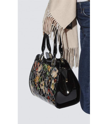 Handbag - Leather Floral