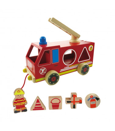 Toy Fire Truck - Shape Sorter