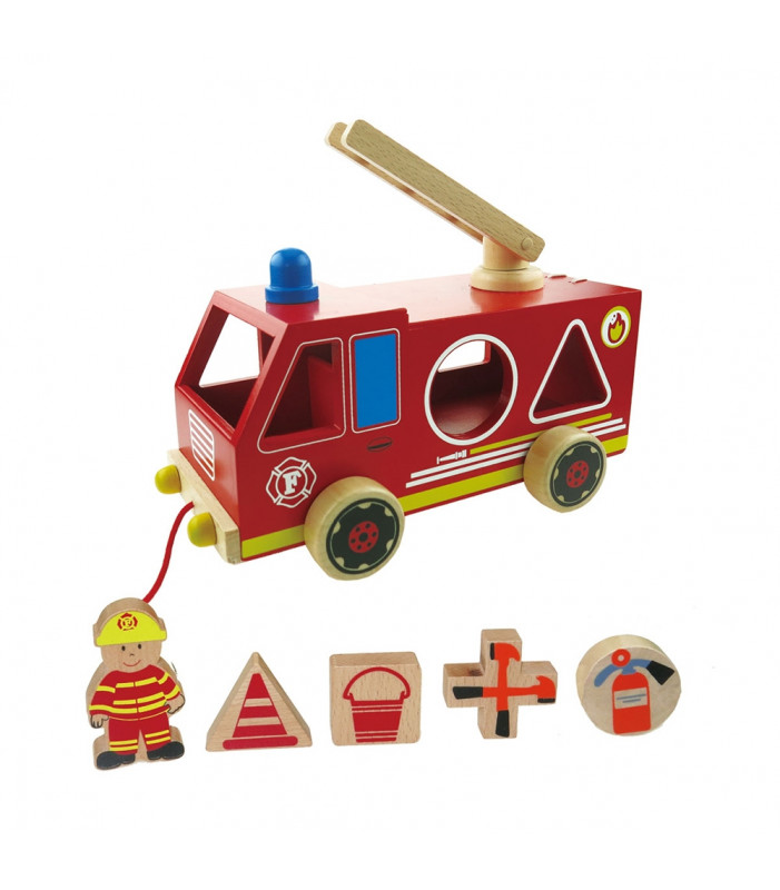 Toy Fire Truck - Shape Sorter