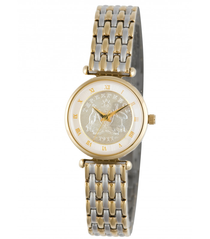 Coin Watch - Limited Edition Threepence 2-tone Bracelet