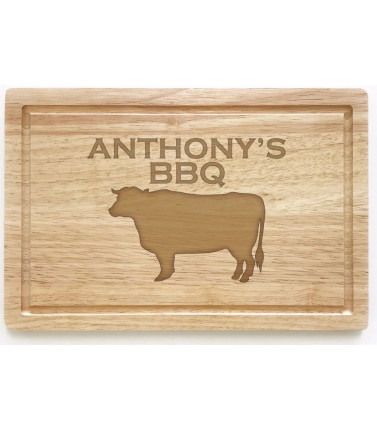 Personalised BBQ Bull Chopping Board