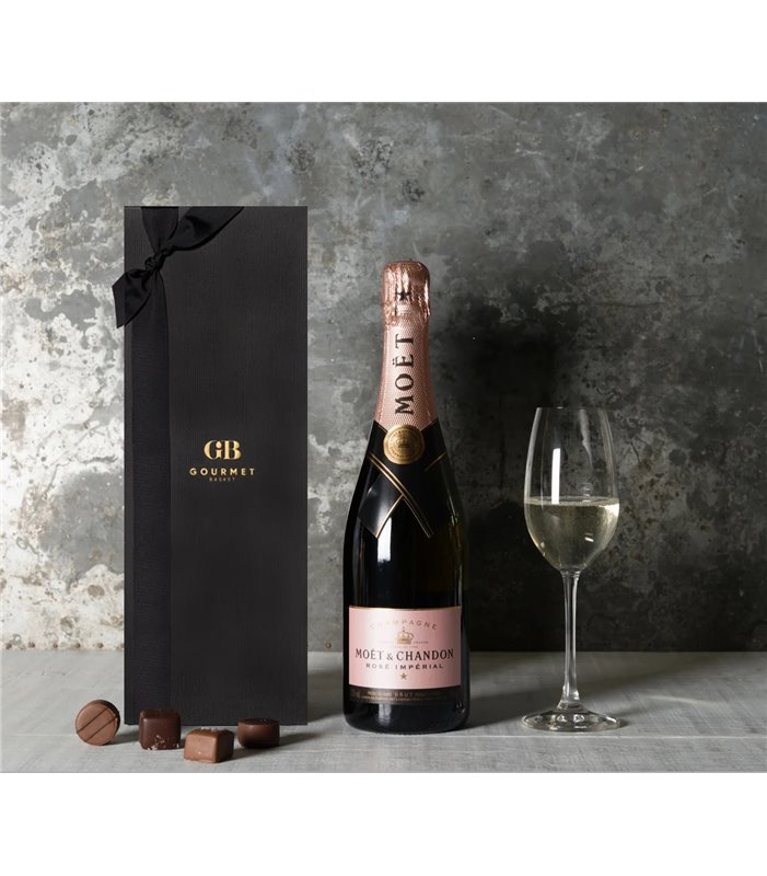Champagne Gift- Moet and Chandon Imperial Rose