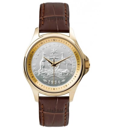 Australian Coin Watch - Florin Gold Brown Lifestyle