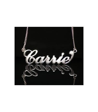 Carrie Necklace- Personalised Silver Necklace