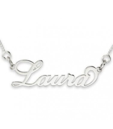 Carrie Necklace- Personalised Silver Necklace
