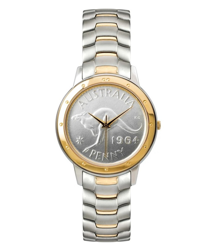 Coin Watch - Kangaroo Penny Two Tone Contemporary