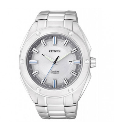 Citizen Mens Eco Drive Titanium Watch - BM7130-58A