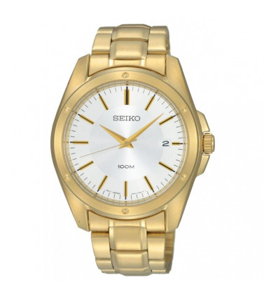 Seiko Gents Silver Dial Watch SGEF86P