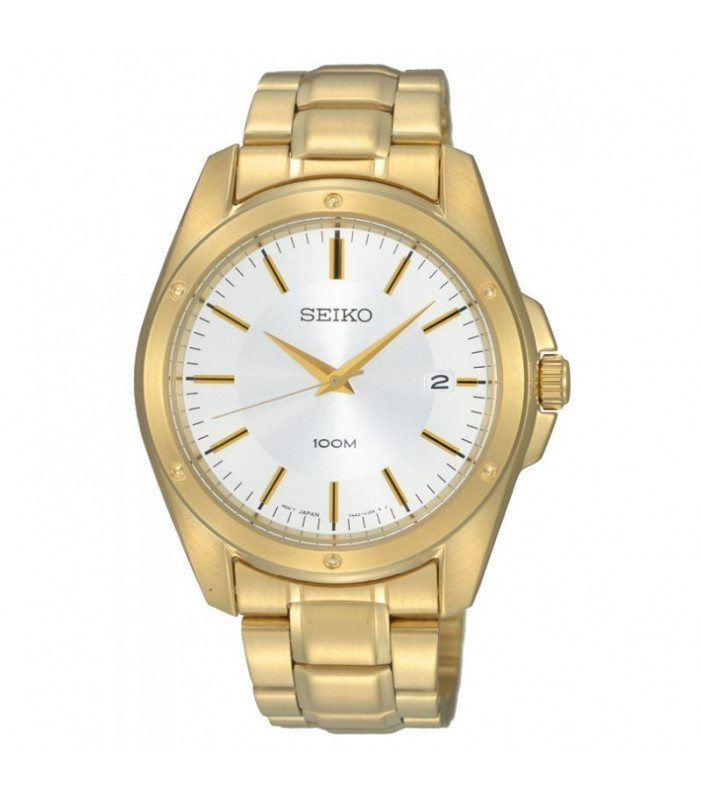 Seiko Gents Silver Dial Watch SGEF86P