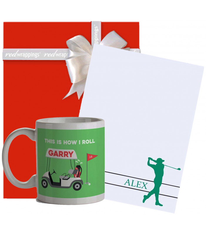 Golf Mug and Notepad Gift