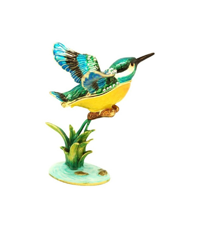 Bird Lover's Kingfisher Trinket box