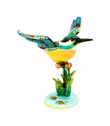Bird Lover's Kingfisher Trinket box