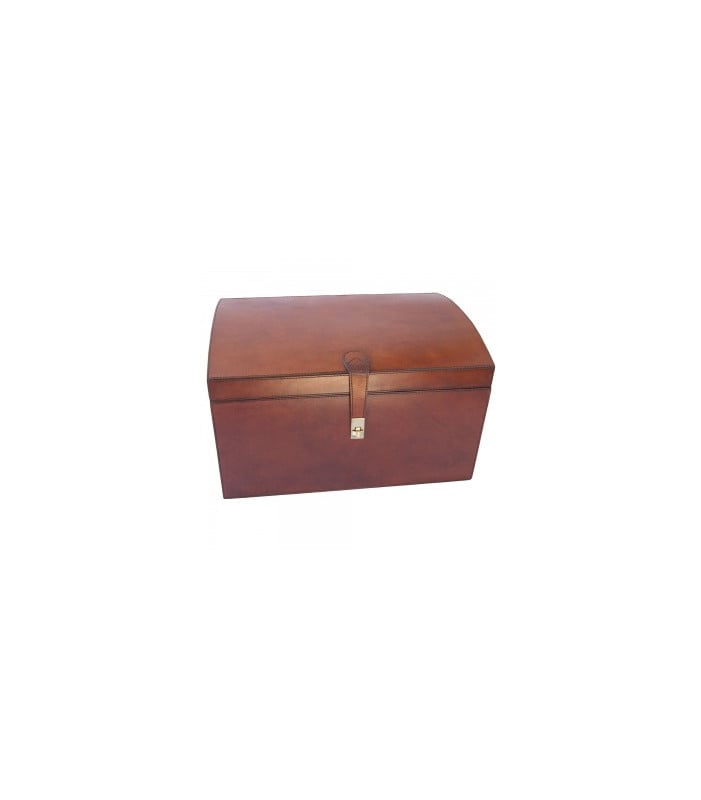 3rd Anniversary Gift -Leather Storage Chest 
