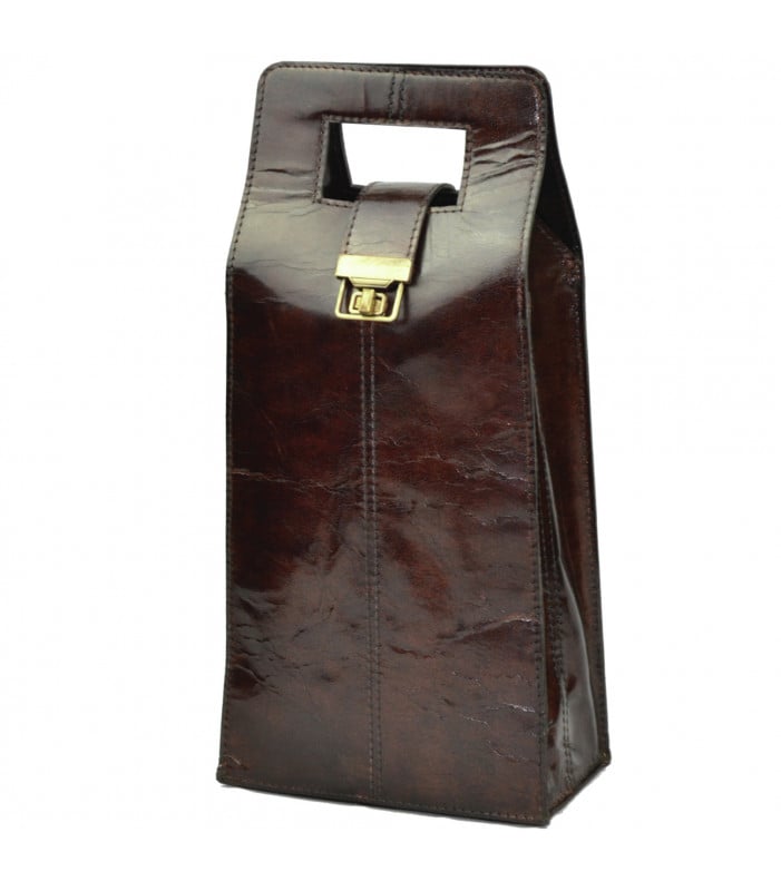 Leather Wine Carrier- Buckle