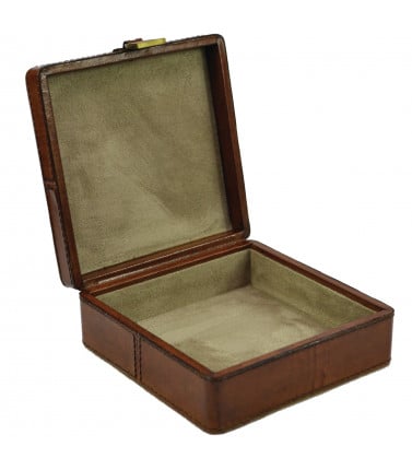 3rd Anniversary Leather Tidy Box - Stirrup