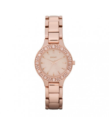 DKNY Ladies Rose Gold Plated Watch- NY8486