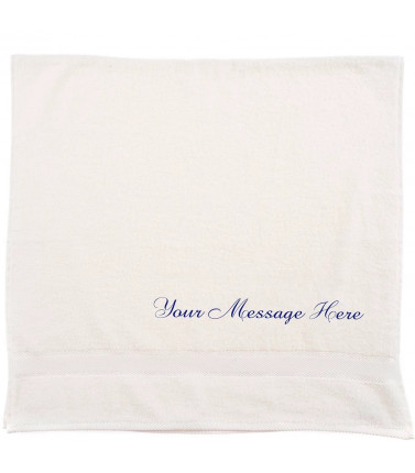 Personalised Towel- Cream x2
