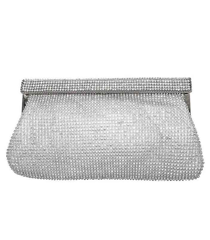 Soft Clutch Bag - Silver