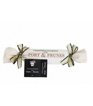 Christmas Pudding Log - Port and Prune