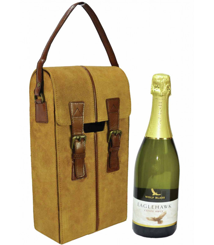 Wine Carrier - Cow Leather Penfolds