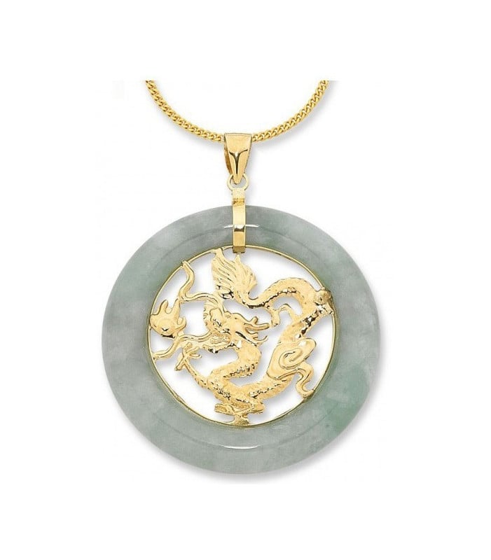 Jade Dragon Necklace