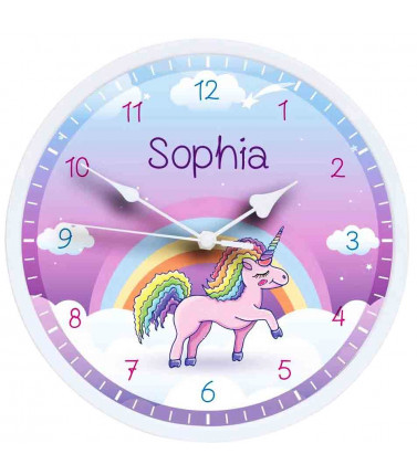 Kids Clock - Unicorn