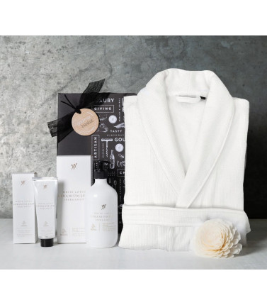 Pamper Hamper- with Waffle Robe