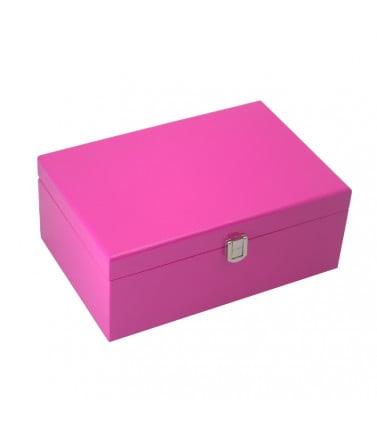Jewellery Box -Hot Pink Kandi 25x18x10cm