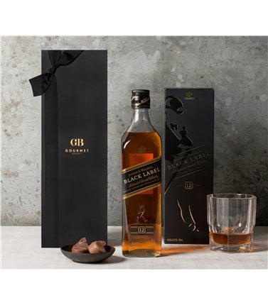 Whisky Gift - Johnnie Black and Chocolates