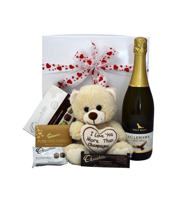 Romantic Valentine Gift - I Love You More than Champagne