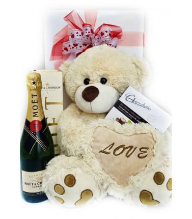 Romantic Gift - Chocolates and Champagne