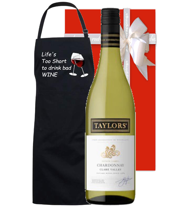 Wine Gift with Apron - Life