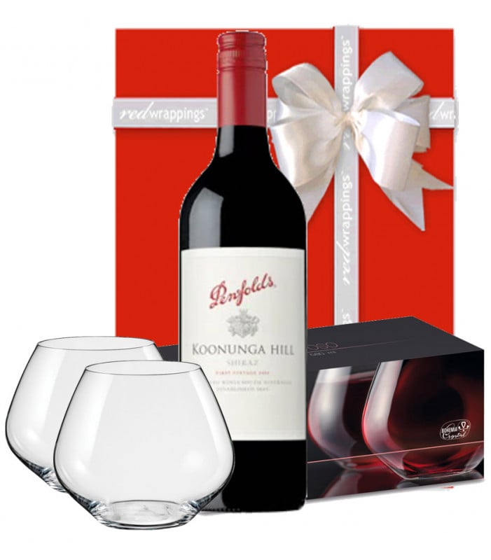 Wine Gift- Amoroso Glasses and Wine