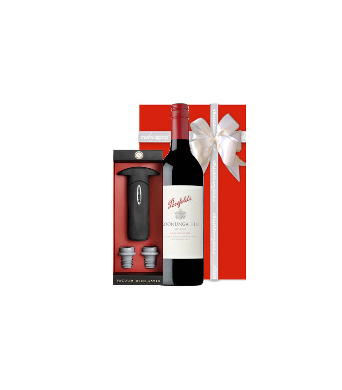 Wine and Vacuum Wine Saver Gift