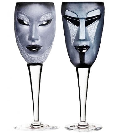Wine Glasses - Crystal Kubik Electra
