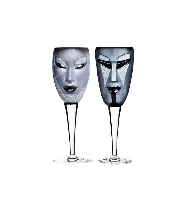 Wine Glasses - Crystal Kubik Electra