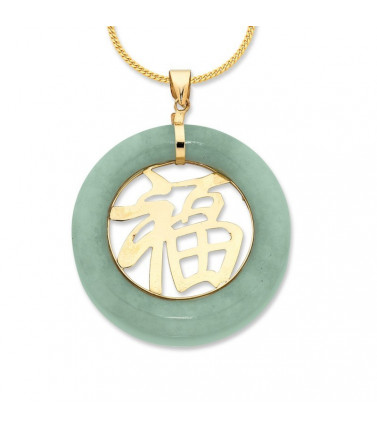 Goodluck Jade Pendant Necklace