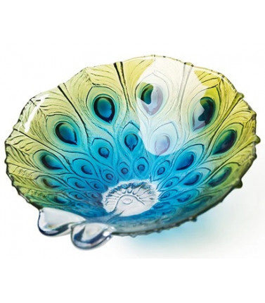Crystal Peacock Plate