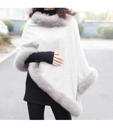 Wool Poncho Pullover