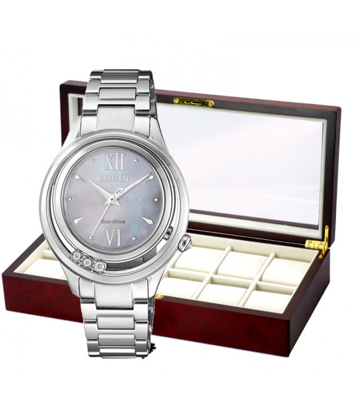 Citizen Diamond Women's Watch - EM0510-88D and Watch Box