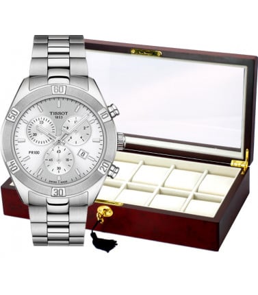 PR 100 Sport Chic Chronograph Watch and Watch Box