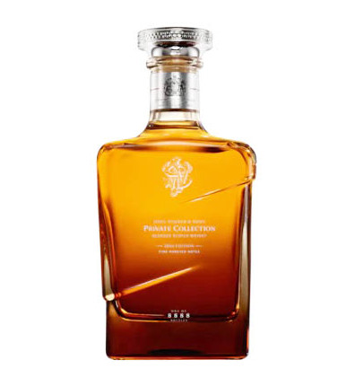 John Walker & Sons Private Collection 2016 Blended Scotch Whisky and Crystal Glasses