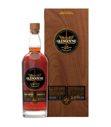 Glengoyne 25 Year Old Scotch Whisky with Bohemia Crystal Whisky Set