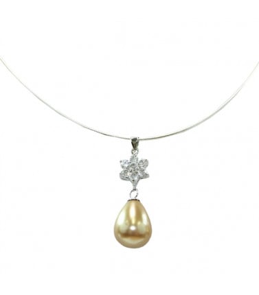 Gold Pearl Necklace