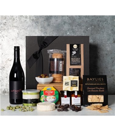 Wine Hamper with Cheese