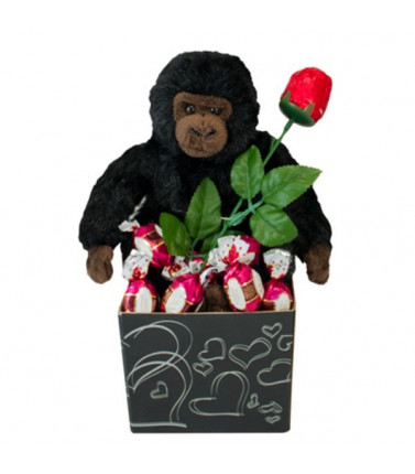 Romantic "Crazy About You" Chocolate Hamper