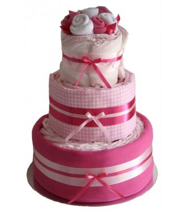 Ultimate Nappy Cake - Pink
